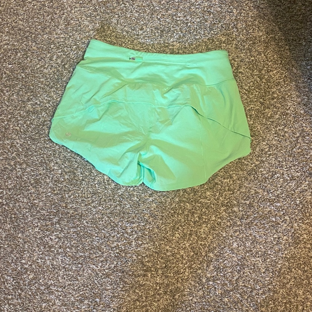 Lululemon Athletica Mint Green Athletic Shorts - Picture 2 of 5